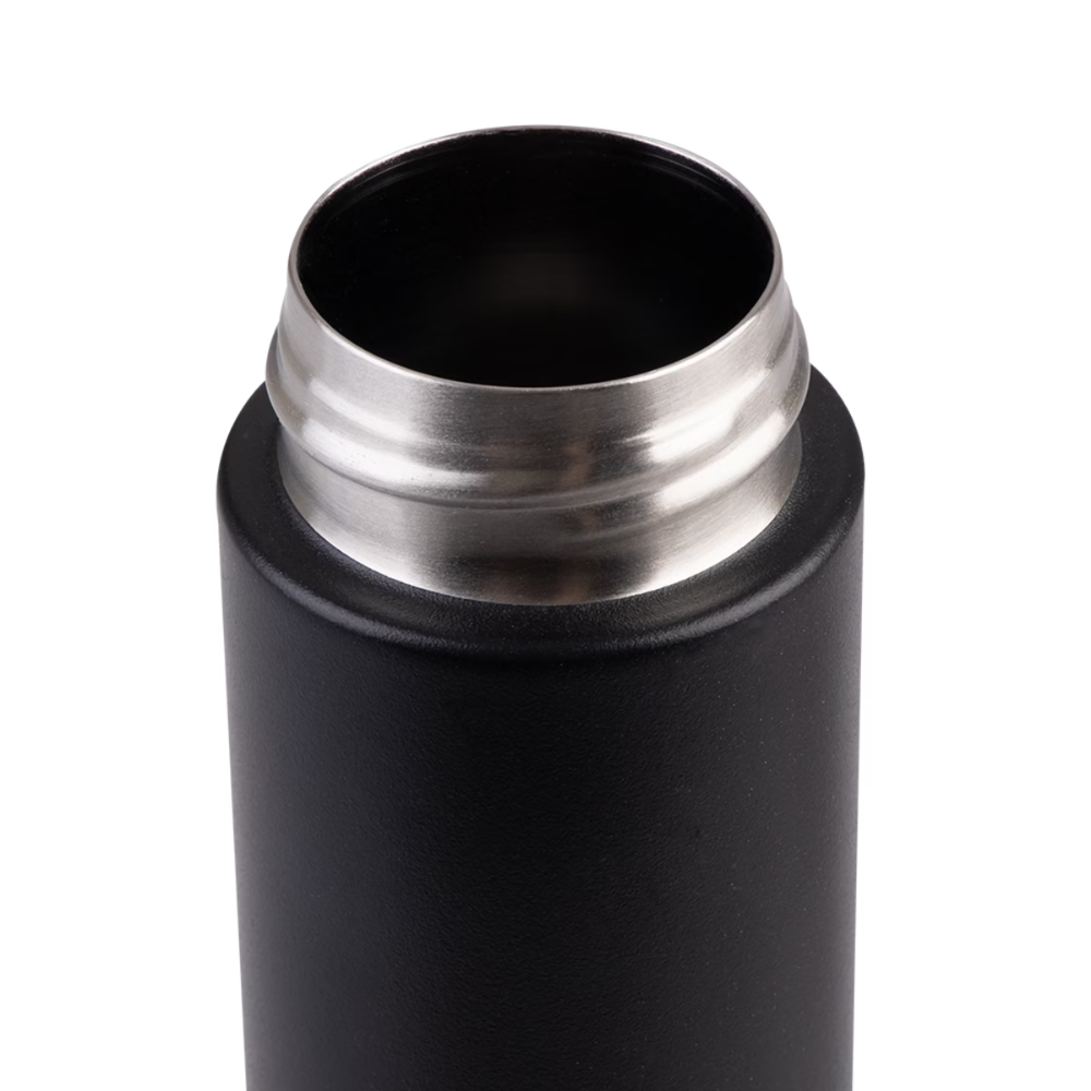 Oasis Stainless Steel Insulated Skinny Mini Drink Bottle 250ml Black