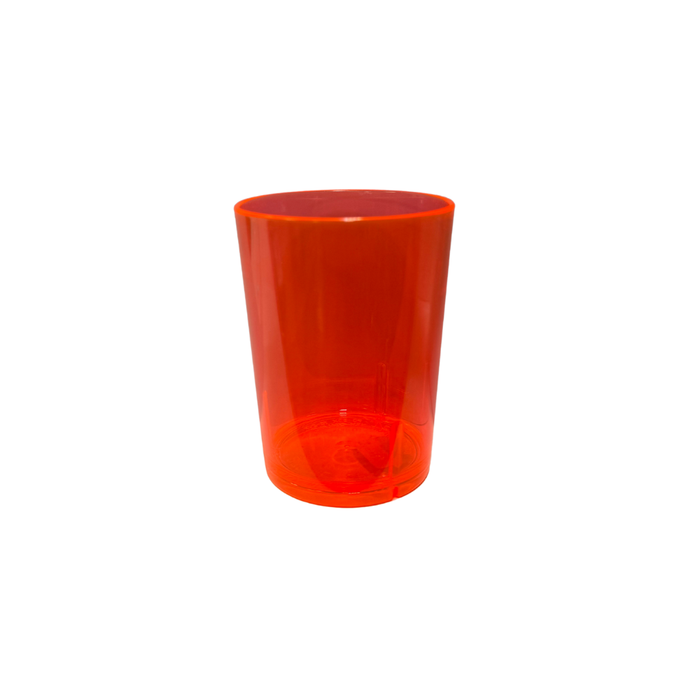 Polycarbonate Spirit Glass Orange 270ml