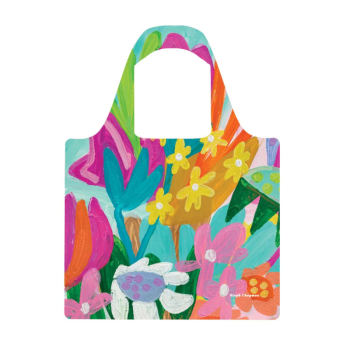 Ruby Olive Reusable Shopping Bag Flower Joy