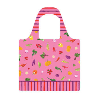 Ruby Olive Reusable Shopping Bag Harvest Stripe