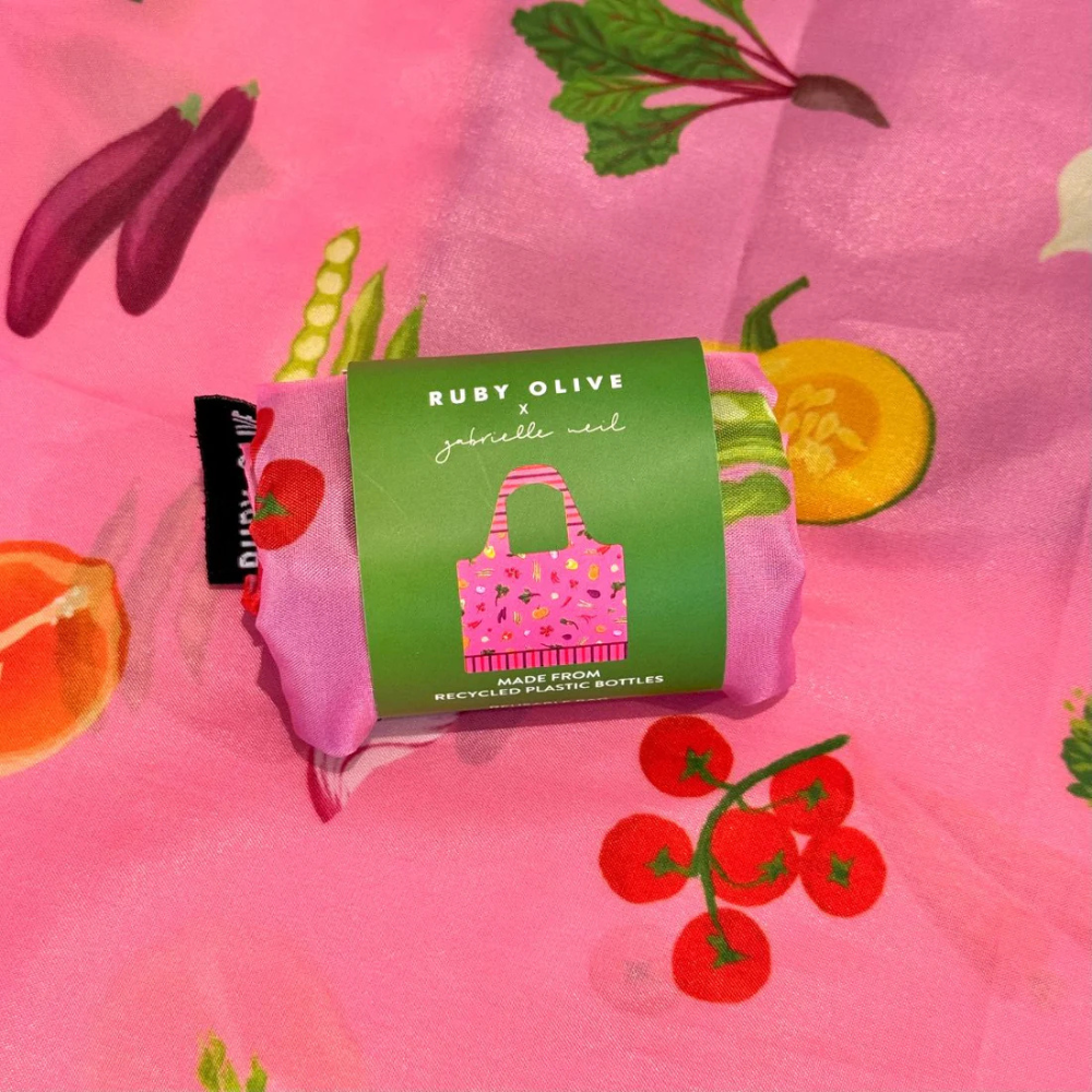 Ruby Olive Reusable Shopping Bag Harvest Stripe (4)