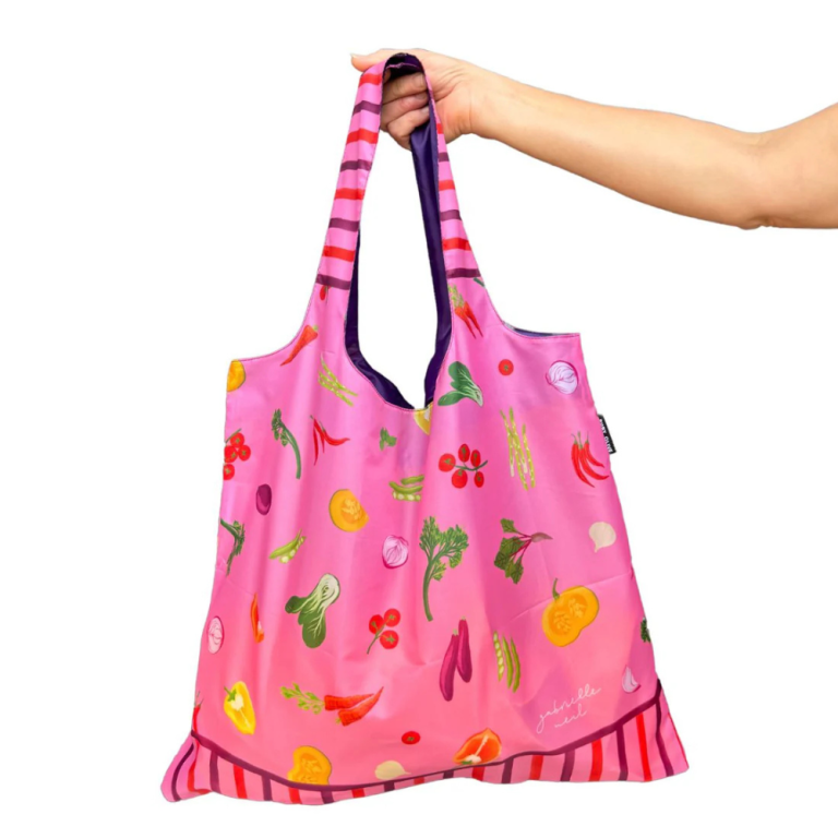 Ruby Olive Reusable Shopping Bag Harvest Stripe (6)