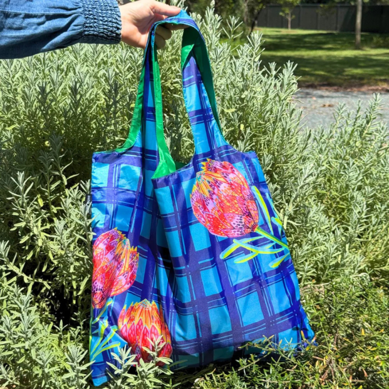 Ruby Olive Reusable Shopping Bag Warratah (1)