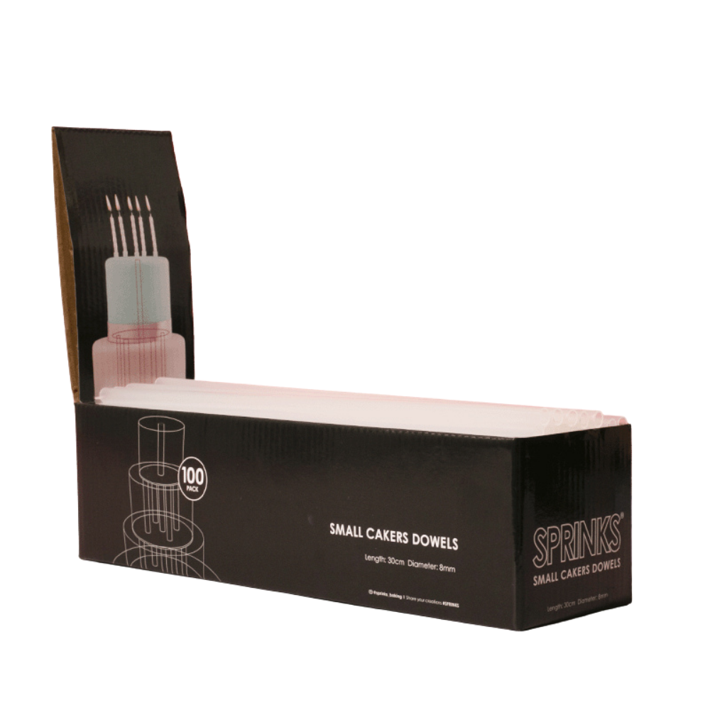 SMALL Opaque Cake Dowels Sprinks (4)