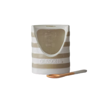Olsson's Salt Pinch Pot with Bamboo Spoon