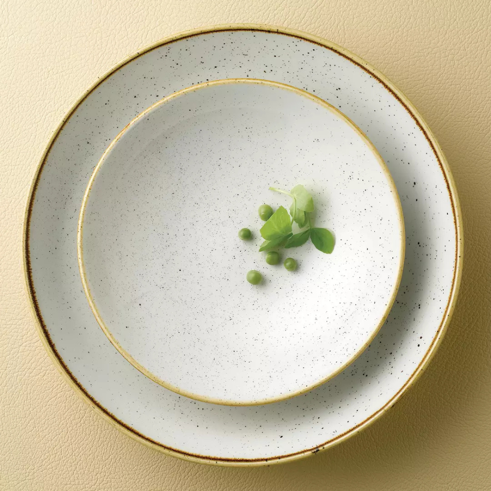 Stonecast Barley White Triangular Bowl 185mm (1)