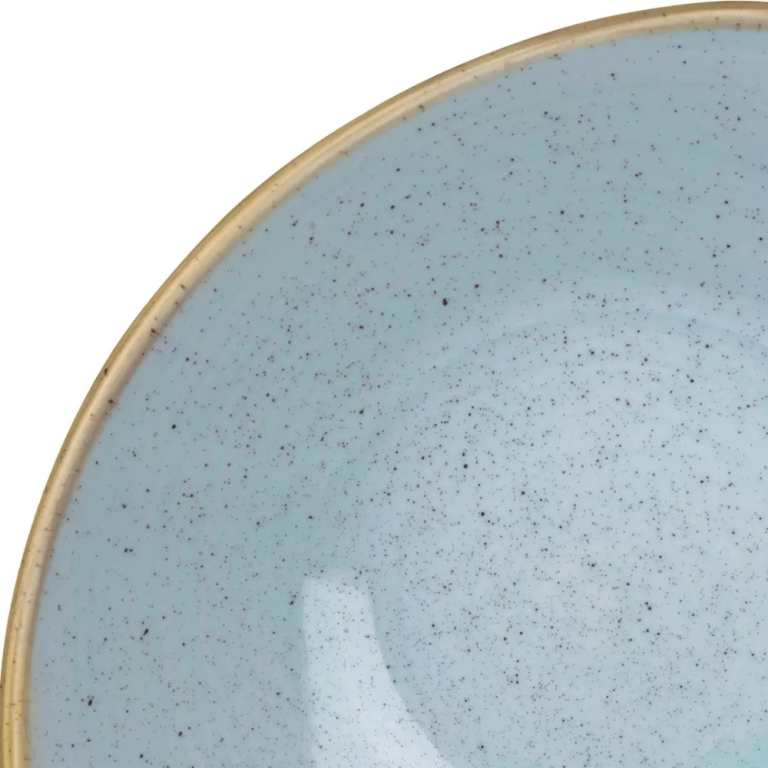 Stonecast Duck Egg Triangular Bowl 185mm (2)