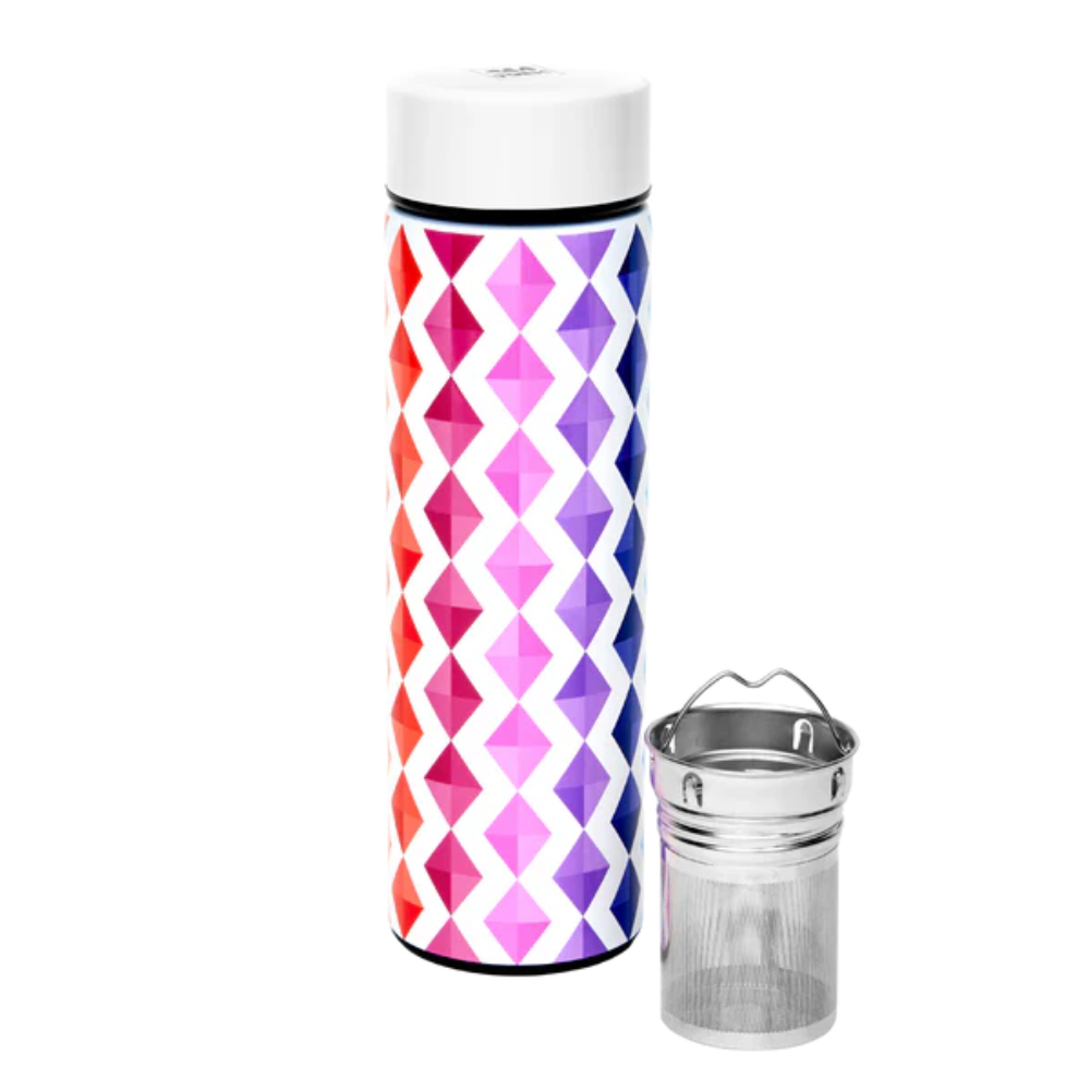 Thermal Tea Bottle with Infuser 450ml with Deep Dream Tea Loose Leaf Travel Tin (2)