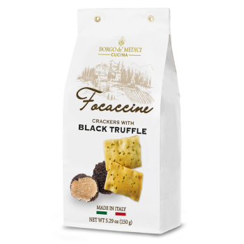 Borgo de' Medici Focaccine Crackers with Black Truffle 150g