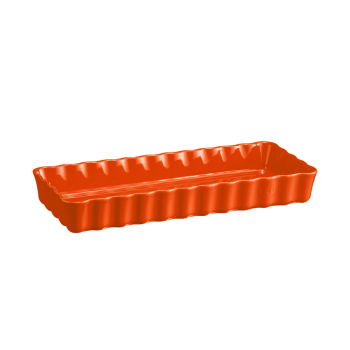 Emile Henry Toscane Slim Rectangular Tart Dish 36cm