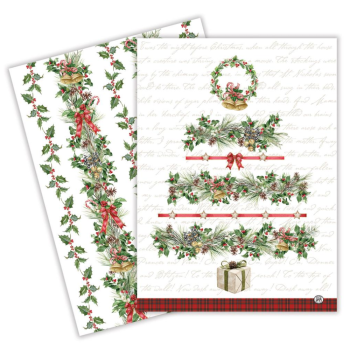 Michel Design Works Holiday Garland Kitchen Towel Set of 2