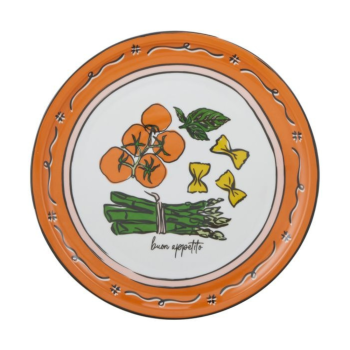 Assemble Pomodoro Deli Round Ceramic Platter 33cm