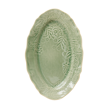 Sthål Small Oval Platter Antique 40x25cm