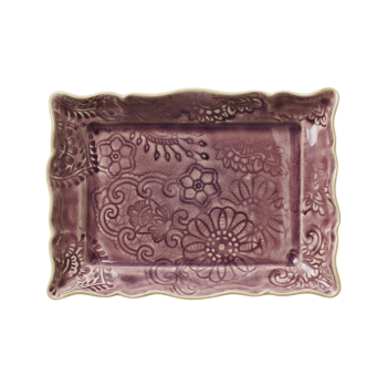 Sthål Ceramics Appetiser Plate Lavender 20x14cm