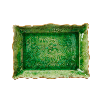 Sthål Ceramics Appetiser Plate Seaweed 20x14cm
