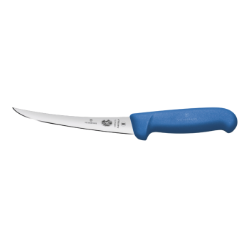 Victorinox Fibrox Flexible Boning Knife Curved Blue 12cm