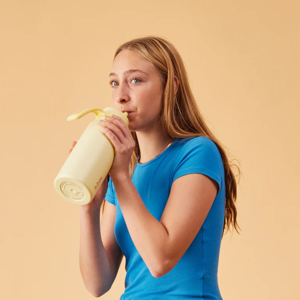 B.Box Insulated Flip Top 1 Litre Bottle Lemon Twist (1)