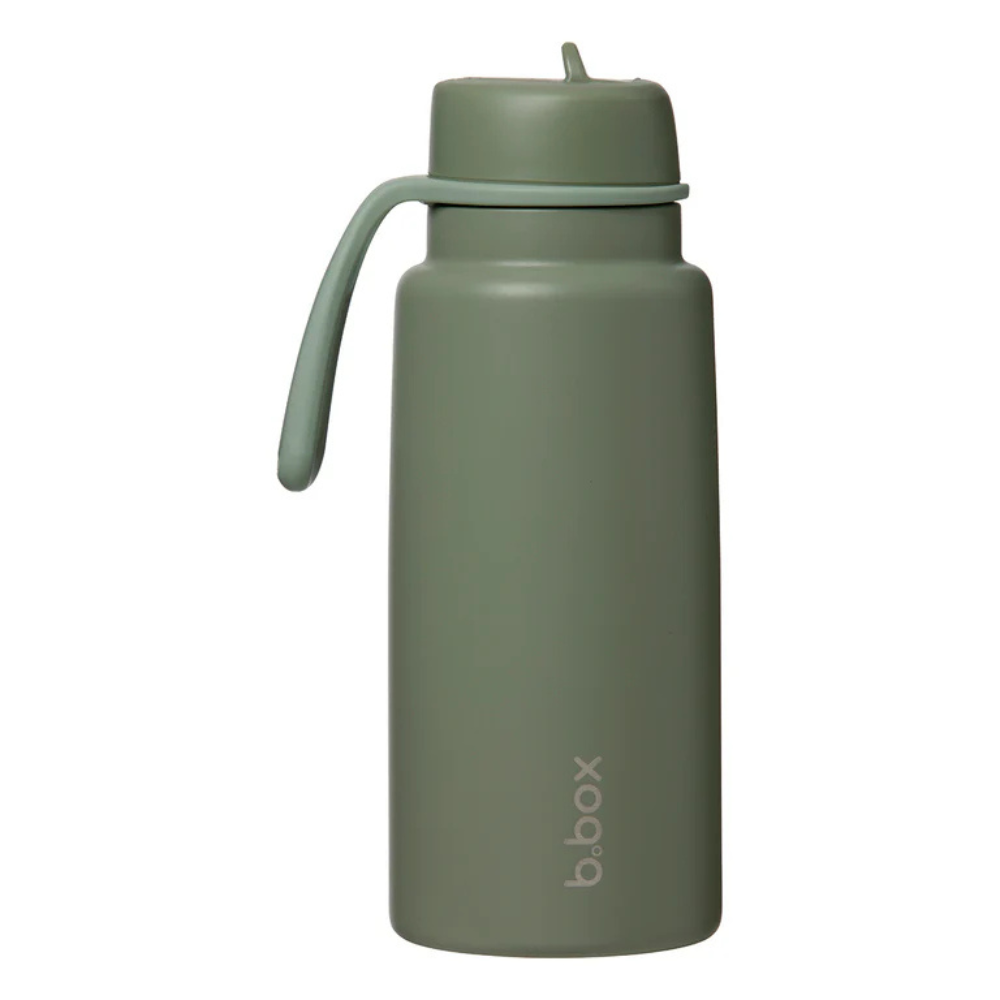 B.Box Insulated Flip Top 1 Litre Bottle Olive (3)