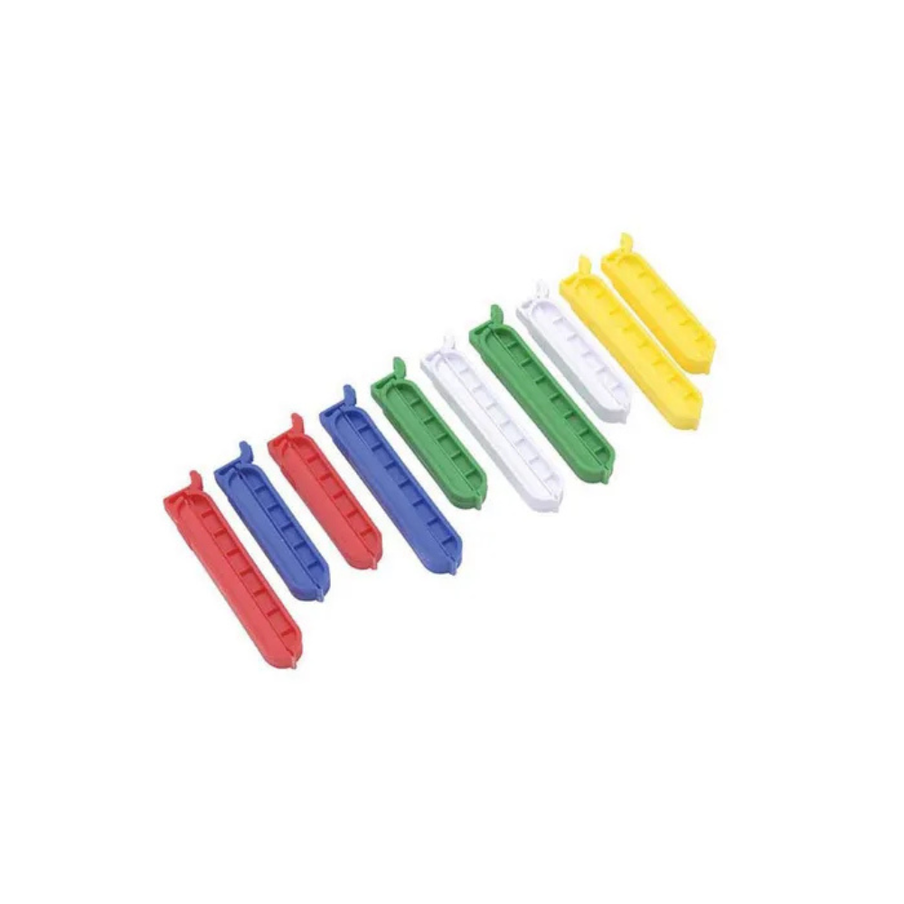 Dexam Plastic Bag Clips Set Of 10
