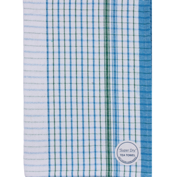 Dobby SuperDry Tea Towel Aqua