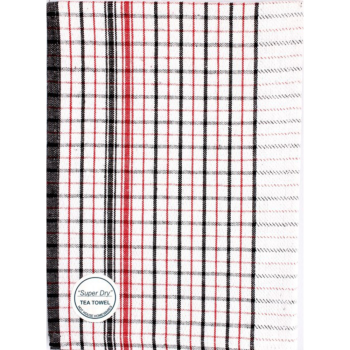 Dobby SuperDry Tea Towel Black