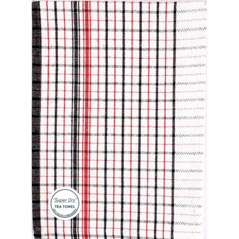 Dobby SuperDry Tea Towel Black