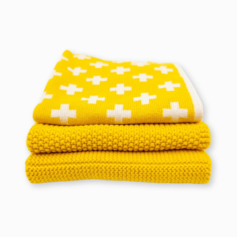 Ecovask Mixed Cloths 3 Pack Daffodil