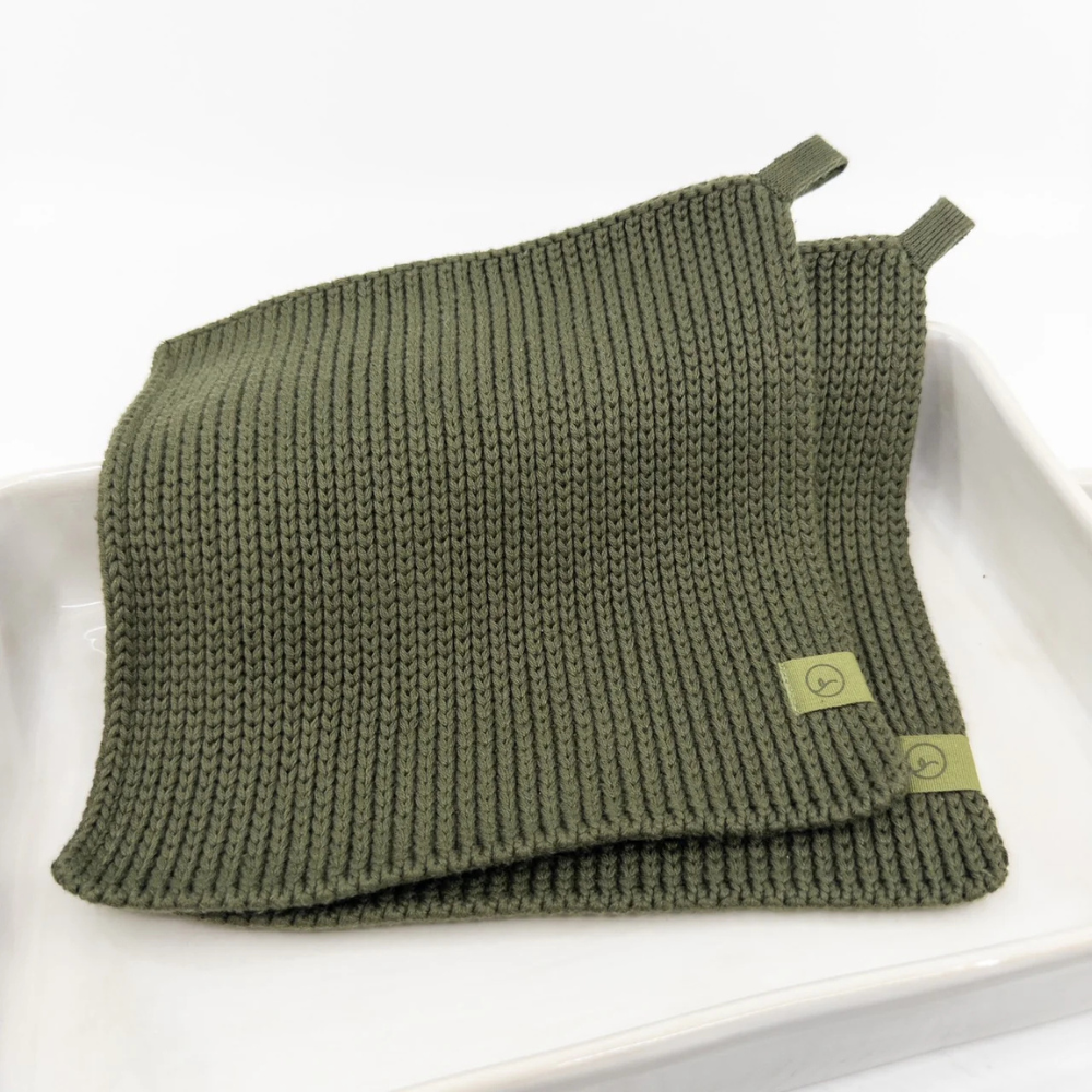 Ecovask Pot Holder 2 Pack Olive (1)