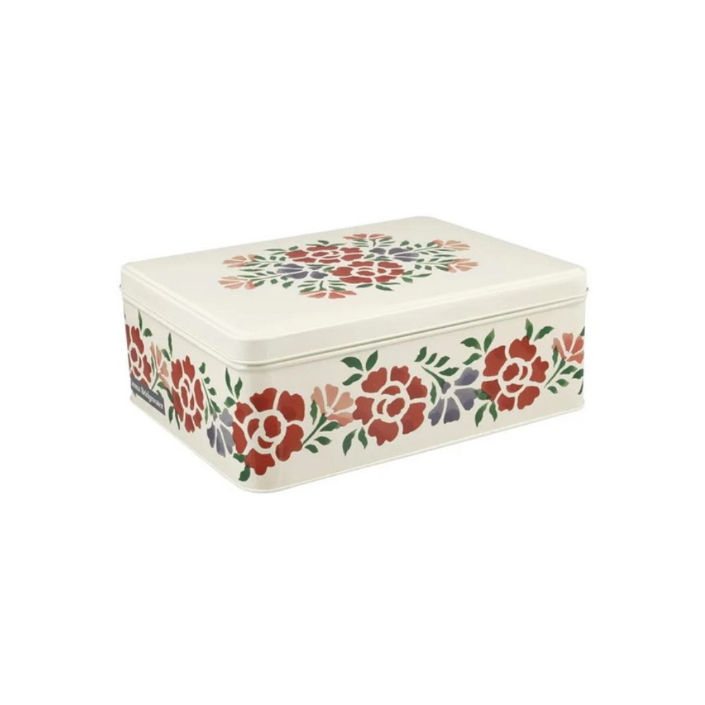 Emma Bridgewater Antique Roses Rectangular Tin