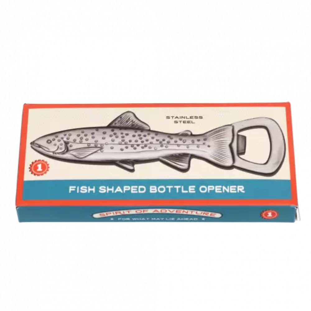 Fish-shaped bottle opener