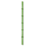 Reusable Glass Straw Bamboo Design Straight 200x8mm