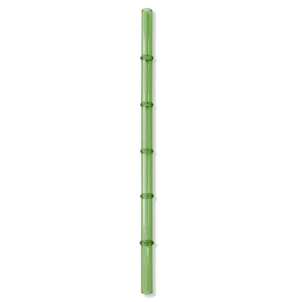 Glass Straw Bamboo Design Straight 200x8mm (1)
