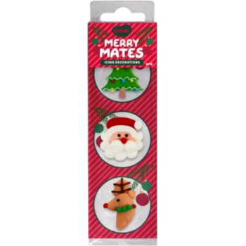 GoBake Dec Ons Merry Mates Pack of 6