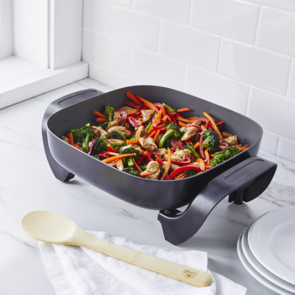 GreenLife Electric Skillet Black (2)