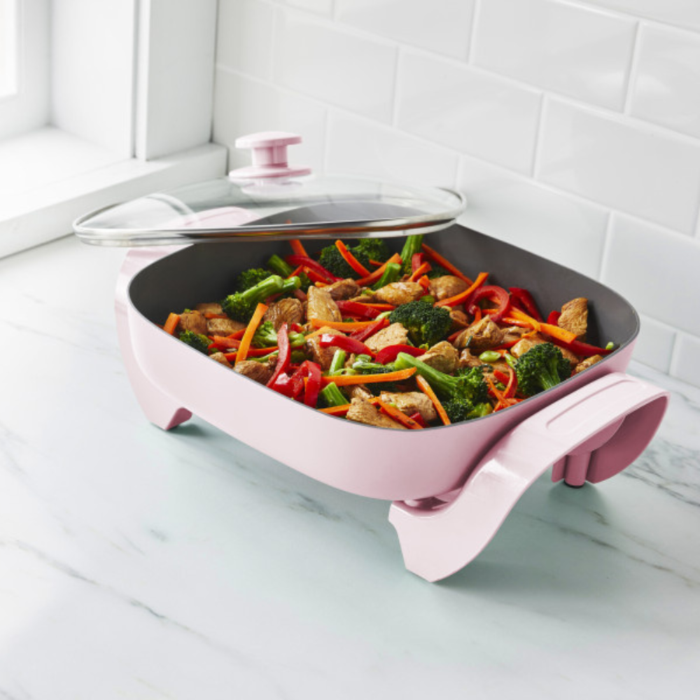 GreenLife Electric Skillet Pink (1)
