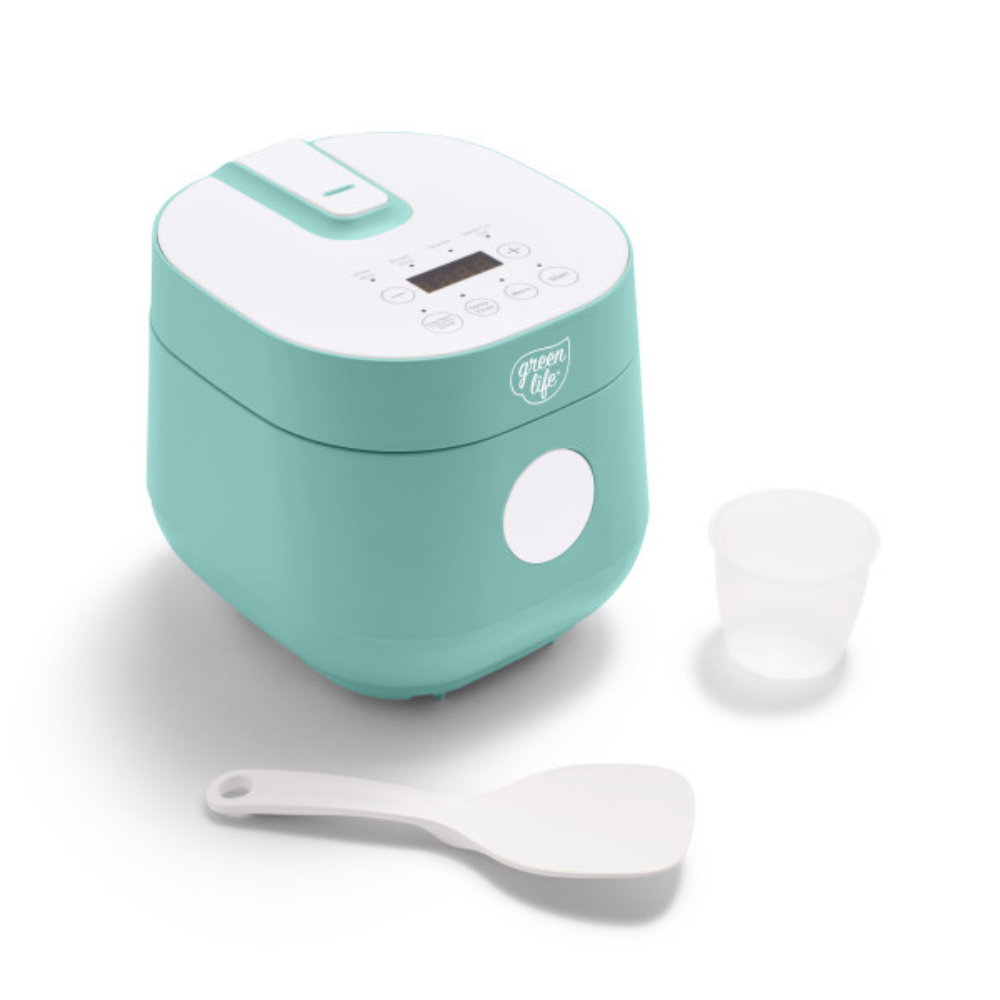 GreenLife Rice Cooker 1.2L Turquoise