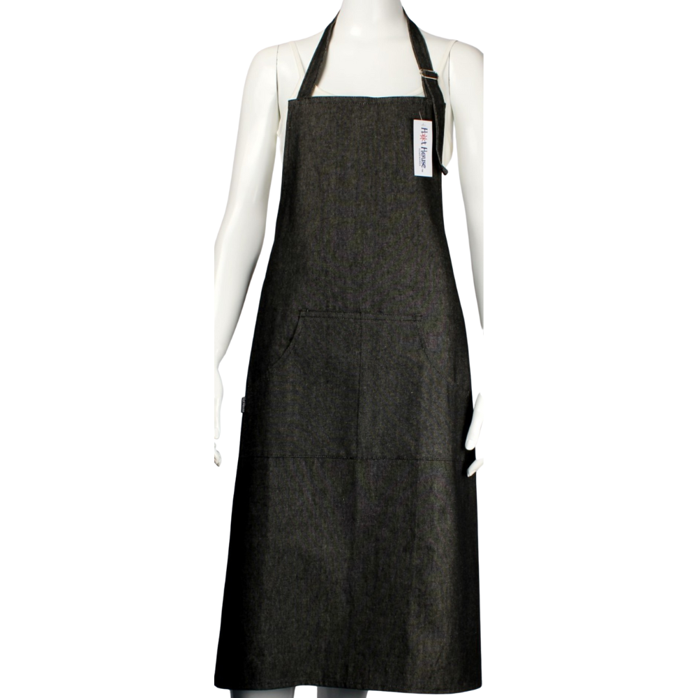 Hot House Apron Denim Black