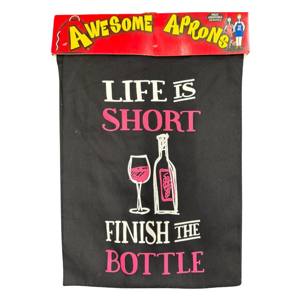 Hot House BBQ Apron Finish The Bottle