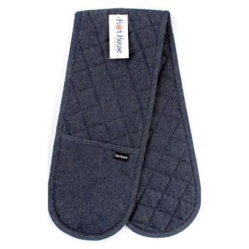 Hot House Double Oven Mitt Denim Navy