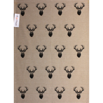 Hot House Stag Head Tea Towel
