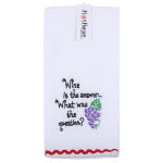 Hot House Wine Is The Answer Tea Towel