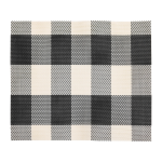 Icon Chef Plate Mat Black Gingham 25x30cm