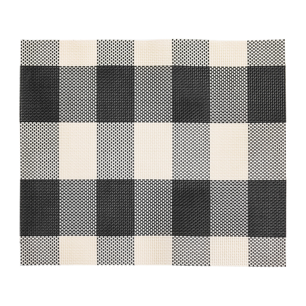Icon Chef Small Placemat Black Gingham
