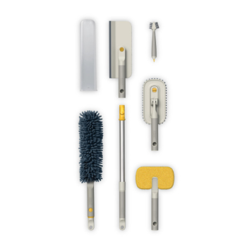 Joseph Joseph CleanTech Deep Cleaning Set with Extension Pole