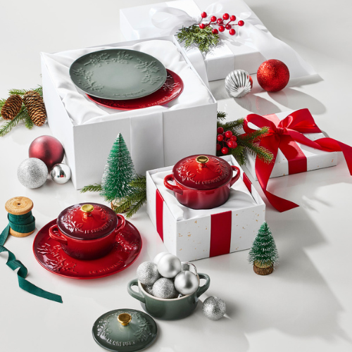 Le Creuset Christmas Collection Range shot