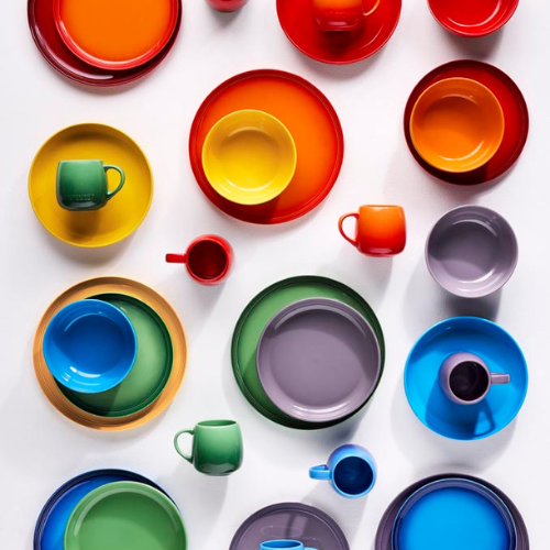 Le Creuset Rainbow Collection Range shot