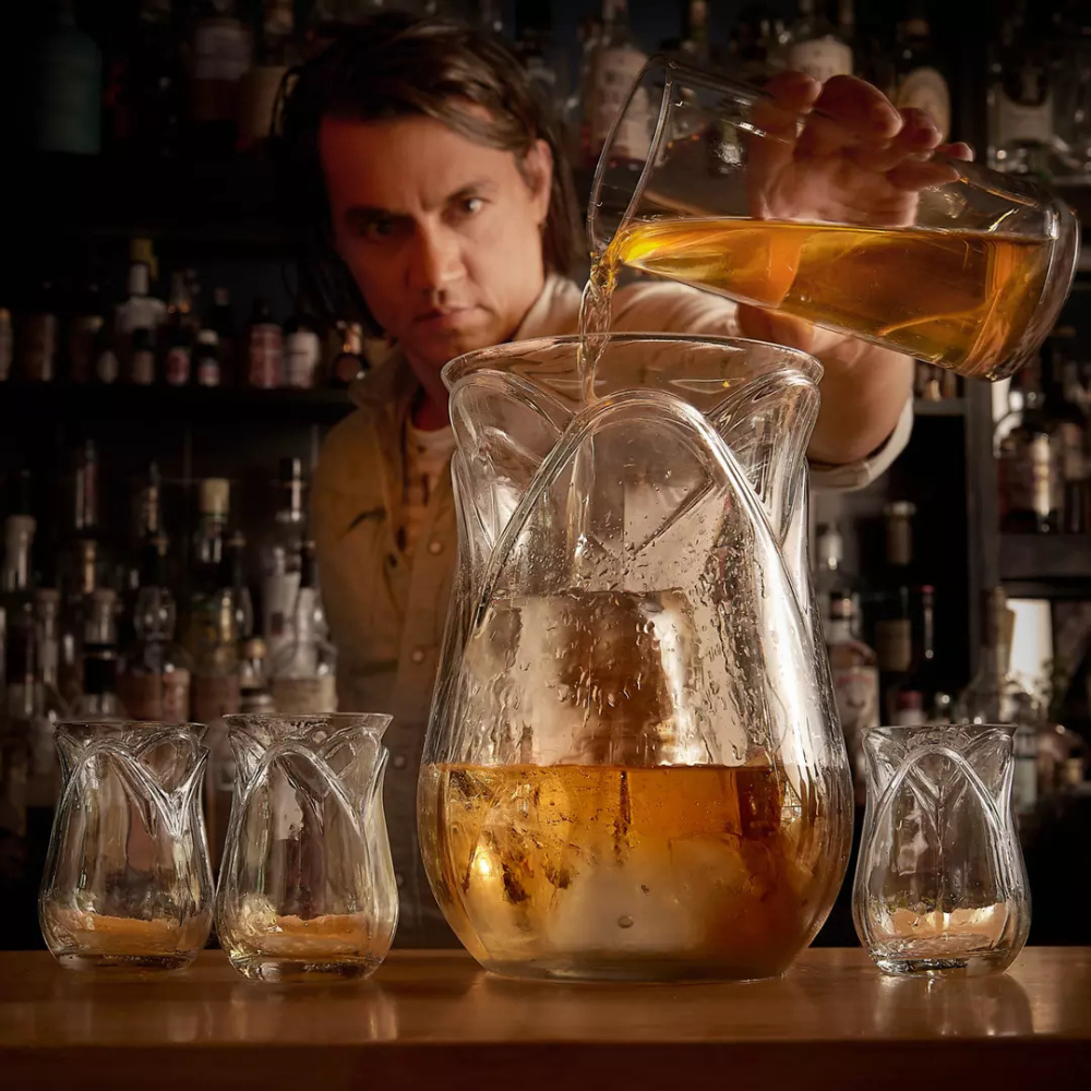 Libbey Tulip Bowl & Spoon (1)