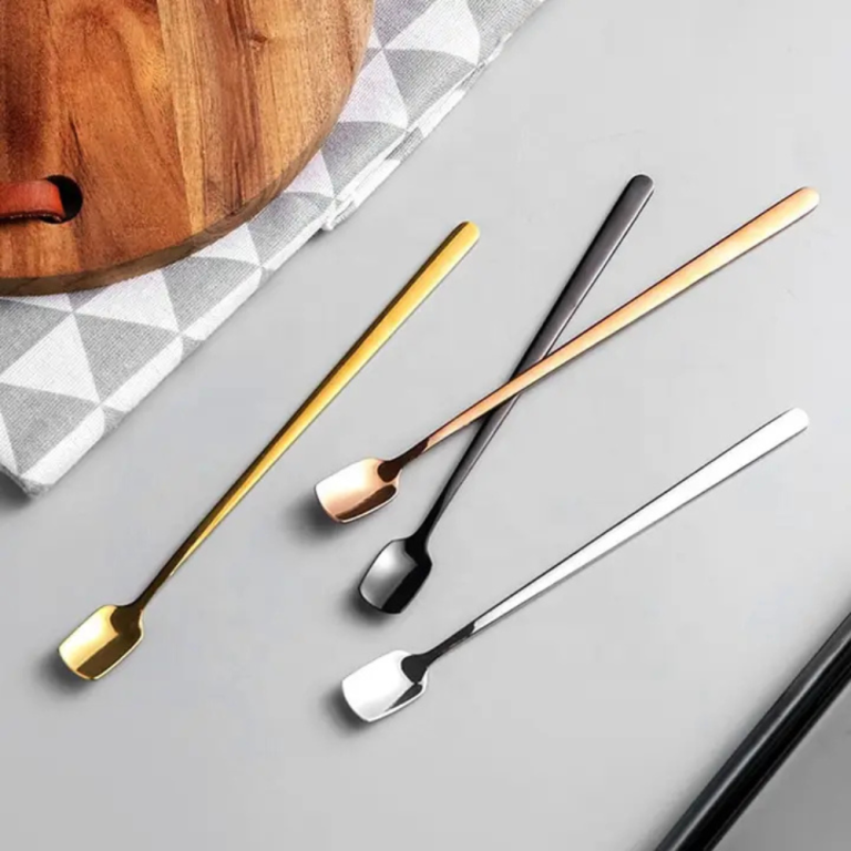 Long Stirrer Squared Head Gold