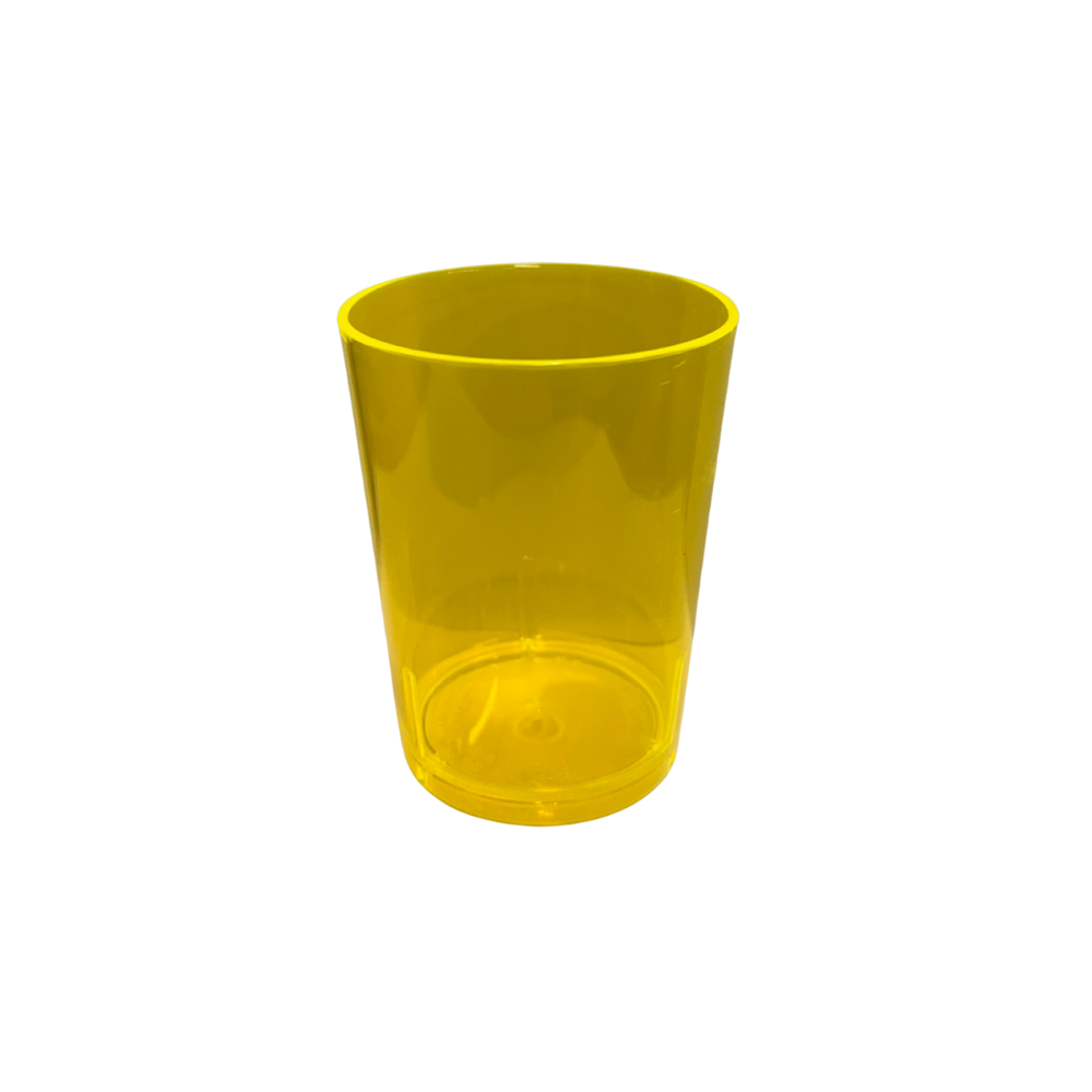 Polycarbonate Spirit Glass Yellow 270ml