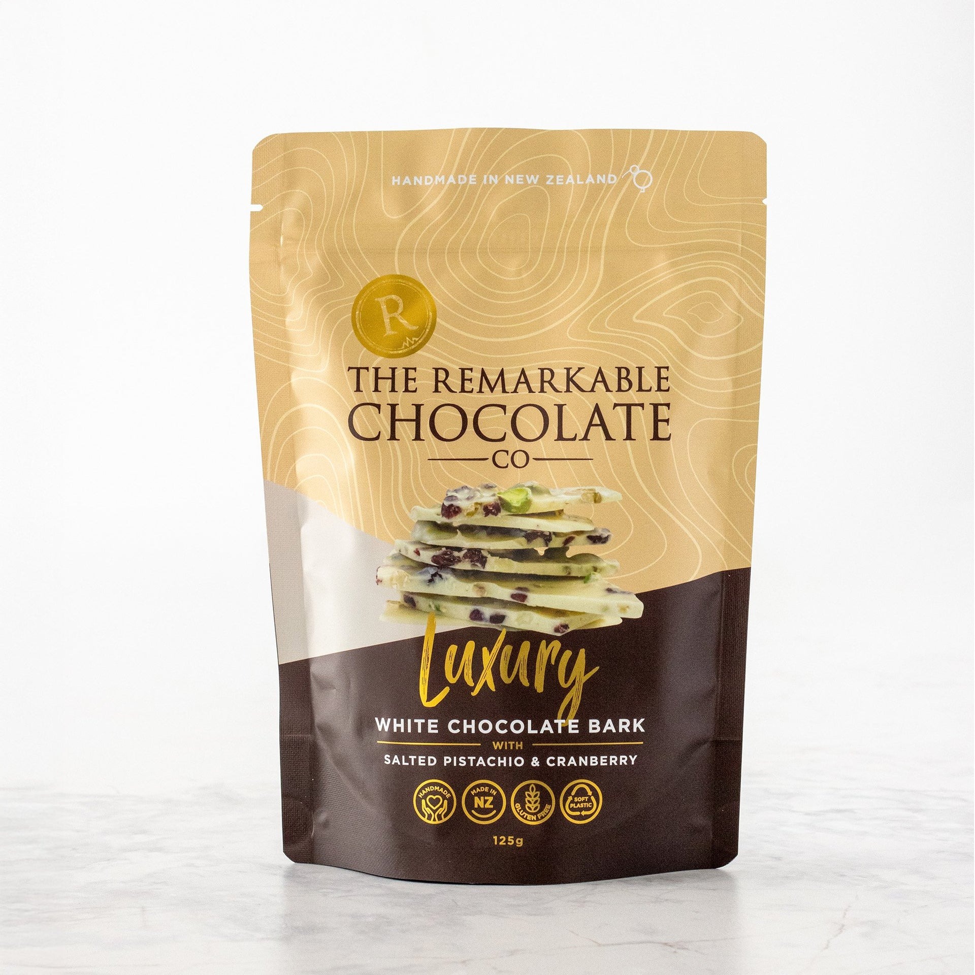 Remarkable Chocolate Bark Salted Pistachio And Cranberry 125g (5)
